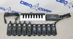 B300n Vocera Lot Of 10 Communication Badges With Batteries And Charging Dock
