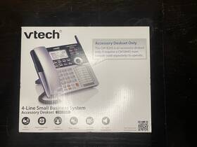Cm18445 Vtech Cm18245 Accessory Deskset For Main Console 4-line Office Phone