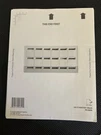 Lot Of 38 Paper Desi Label Strip Panasonic KX-T7420 KX-T431 Phones. Fixed Price $15.00.