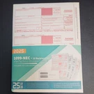 1099 Nec 2025 With Envelopes, Tax Forms, 4 Part Kit. Fixed Price $18.99.