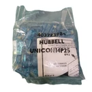 Hubbell UNICON14P25 Modular Conncectors 8-POSITION, 8-CONTACT, Blue (25 Pack). Fixed Price $5.99.