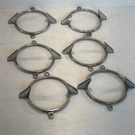 Lot Of New Vintage 1962 Chevy Impala Tail Light Trim Rings. Fixed Price $108.80.
