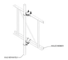 Commscope / Amphenol Pam Universal Pipe-to-angle Mount Kit, Galvanized. Fixed Price $142.00.