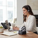 Plantronics CS70N Wireless Headset System Dect Office Phone Noise Cancel. Fixed Price $35.00.