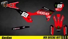 Mx Grafx Gas Monster Moto Decal Kit, Multicolor Vinyl Us. Fixed Price $160.90.