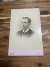 Antique Photograph Cabinet Card Handsome Named Man Ted Lynch Cape Vincent Ny. Fixed Price $25.00.