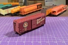 Trkrdy 2.1 Oz Hobbyline 40'GREAT Nothern Box Car, Plastic Knuckle Couplers /JK3. Fixed Price $7.00.