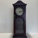 1996 Jk Timekeeper Jewelry Box Mahogany W/ Drawers & Clock , Great Cond.. Fixed Price $22.00.