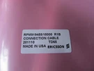 New In Package Ericsson RPM919455/15000 R1B Connection Cable. Fixed Price $24.99.