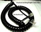 2-PACK Black 9FT Xblue Phone Handset Cord X16 XB1670 45PEKT X-blue Curly Coil. Fixed Price $9.49.