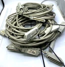 Avaya Lot Of 8, 15' Cable Assembly 846301000 B25A/DR AII-4799 Working. Fixed Price $150.00.