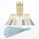 Leviton 110C4-100 Pair Phone Wiring Base 110-TYPE Mount Patch Block W/ Legs. Fixed Price $37.99.