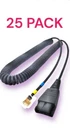 25 Pieces Jabra 01-0203 Gn Netcom Headset Coiled Cable For 8000-MPA Amplifier. Fixed Price $80.49.