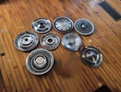 Vintage Hub Caps Wheel Covers Trim Rings Lot From 50S 60S 70S Cadillac Chevy Gm. Fixed Price $120.00.