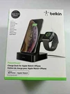 Belkin F8J237BLK Powerhouse Charge Dock For Apple Watch, Iphone Black- New. Fixed Price $49.99.