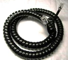 5-PACK Handset Cord Win Communications Phone Mk 30 100D 440CT Curly Black 12FT. Fixed Price $14.99.