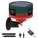Solar Sensor Security Alarm Lights Outdoor, 360 Motion Detector Led Flashi. Fixed Price $45.64.