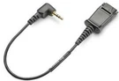 Plantronics 2.5MM Male Plug To Quick Disconnect Adapter Converter Cable 43038-01. Fixed Price $33.11.