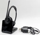 Plantronics CS520 Wireless Binaural Stereo Headset, C052 Base Station, Ac Adaptr. Fixed Price $17.99.