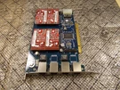 Digium Wildcard TDM410 Analog Telephony Pci + 4X X100M. Fixed Price $74.99.