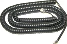 2-PACK Handset Cord Telrad Avanti Phone Connegy Coil Dark Gray (black) Long 25FT. Fixed Price $11.99.