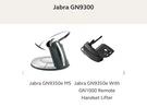 Jabra Headset And Lifter GN9350E/GN1000. Fixed Price $150.00.