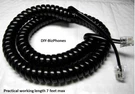 2-PACK Black 12FT Xblue Phone Handset Cord X16 XB1670 45PEKT X-blue Curly. Fixed Price $10.49.