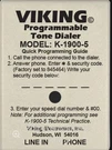 Viking Electronics K-1900-5 Hot Dialer With Touch Tone. Fixed Price $79.99.