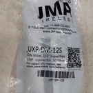 Jma Wireless UXP-DM-12S Din Male 1/2" Connector Silver Blue. Fixed Price $15.00.