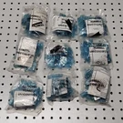 Lot Of 9 (25 Pack) Hubbell UNICON14P25 Modular Conncectors 8-POSITION 8-CONTACT. Fixed Price $6.26.