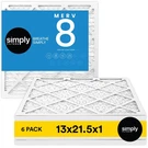 Filter 13X21.5X1 Merv 8 Pack Home Furnace Hvac Simply Air Actual. Fixed Price $89.99.