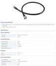 Commscope L4TMB-HMDM-15 LDF4-50A Sureflex Jumper 4.3-10 7-16 Din Male, 15FT. Fixed Price $156.03.