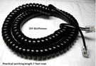 5-PACK Lot Handset Cord Panasonic Kx Ut-series Phone UT136 UT248 Black 12FT. Fixed Price $16.99.