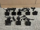 Lot (8) Plantronics WO2 CS054 CS500 Headset/base/accessories - Parts. Fixed Price $125.00.