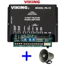 Viking PA-15 Paging Amplifier System And Loud Ringer + 25AE 8 Ohm Horn Bundle. Fixed Price $229.49.