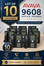 Lot 10: Avaya 9608 Business Ip Phones Office Desk Corporate Multiline. Fixed Price $76.49.