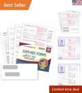 Irs-approved 2025 1099-NEC Forms: 50 Laser-ready Sheets With Envelopes. Fixed Price $127.99.