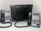 Nec 1100009 SL1100 System W/ 24B Key Phones, Power Cable And Voicemail. Fixed Price $400.00.