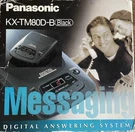Panasonic Answering Machine KX-TM80D-B Black. Fixed Price $33.00.