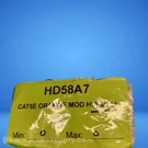 Hubbell HD58A7 CAT5 Wall Plate Fnip. Fixed Price $18.00.