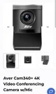 Aver CAM340+ 4K Video Conferencing Camera With Built-in Microphone. Fixed Price $190.00.