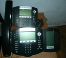 Lot Of Polycom Business Phones IP550 + IP560 W/ Bem 2201-12630-001 12750. Fixed Price $79.95.