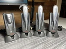 Lot Of 3 Avaya AWH55+ Usb Wireless Headset And Charging Base Only. Fixed Price $69.99.