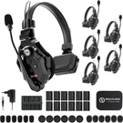 Hollyland Solidcom C1 Full Duplex Wireless Intercom System & 6 Headsets. Fixed Price $1553.54.