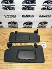 09-20NISSAN 370Z Driver Left Passenger Right Black Sun Visors Block W/ Clips. Fixed Price $69.99.
