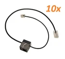Lot Of 10 Plantronics Interface Cable 86007-01 CS520 CS530 CS540 W720 W730 W740. Fixed Price $29.99.