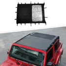 For Jeep Wrangler Jk 07-17 Roof Sunshade Bikini Top Cover Uv Blocker Leather Net. Fixed Price $61.99.