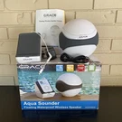 Grace Digital Aqua Sounder Floating Waterproof Wireless Speaker AQSTR400W Mint. Fixed Price $49.99.