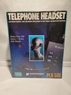 Vintage Telephone Headset Plantronics PLX-500 Lightweight New Sealed. Fixed Price $44.99.
