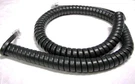 5-PACK Lot Handset Cord Telrad Avanti Phone Connegy Curly Dark Gray (black) 12FT. Fixed Price $14.99.